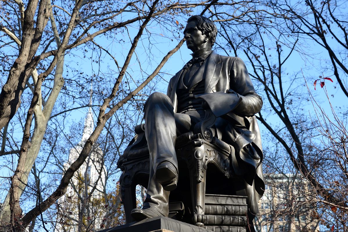 06-01 William H Steward Sculpture By Randolph Rogers 1876 At New York Madison Square Park